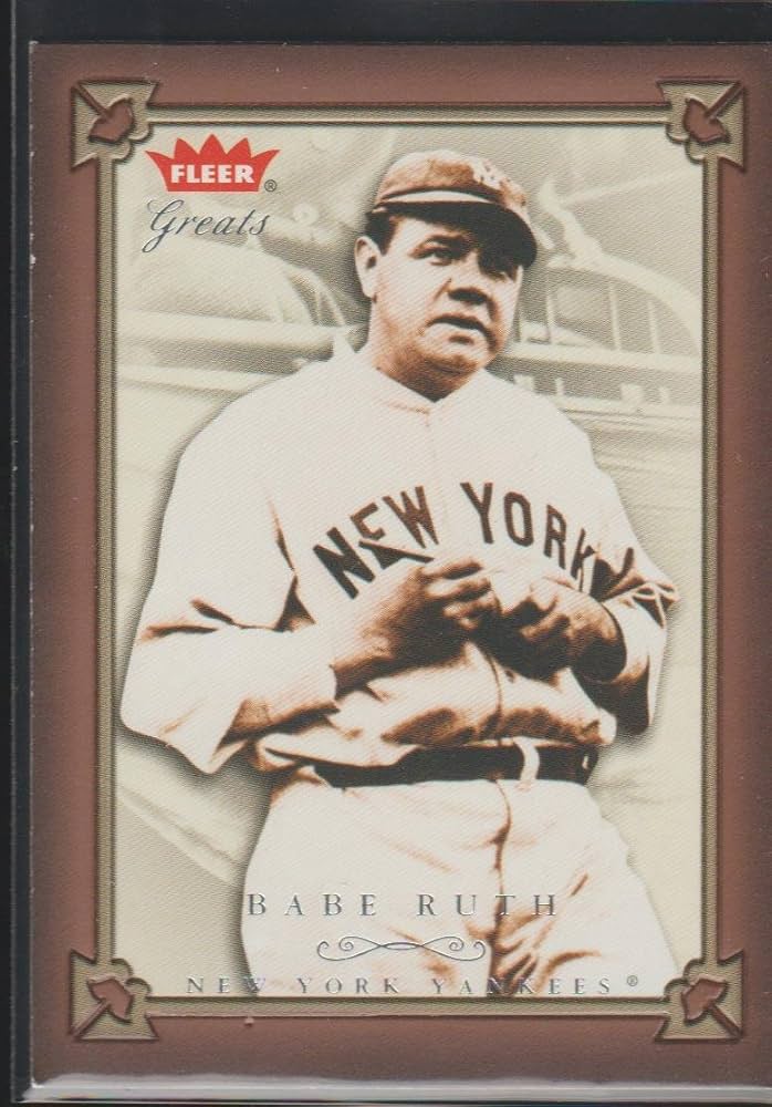 Amazon.com: 2004 Fleer Babe Ruth Yankees Baseball Card #6